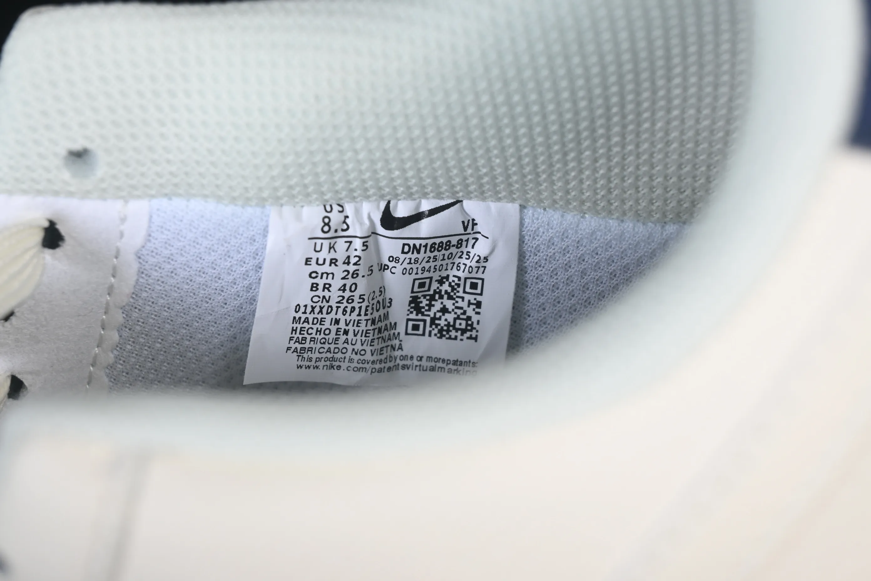 All Categories Nk Air Force 1 Air Force Series Nk Air Force 1 Low Air Force Low Nike Air Force 1'07 Low Off-White Navy Contrast Color Air Force One Low-top Casual Sneakers DN1688-817